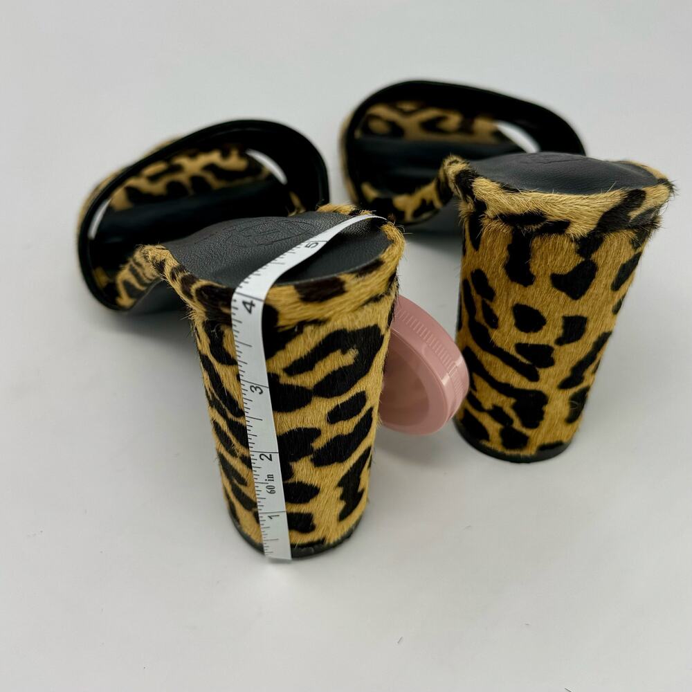 Leopard Print High Heel Sandals - Picture 10 of 10